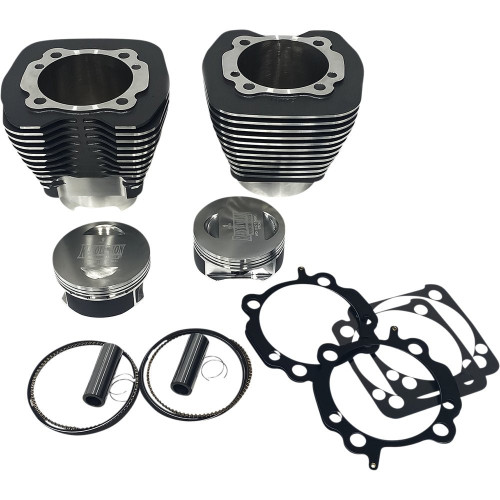 PartzBiz HD: 3490019-Revolution Big Bore Monster Cylinder Kit 124” NSC Granite Harley Twin Cam 99-17