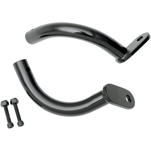 PartzBiz HD: 3446144-สีดำ Rick Doss Saddlebag Guard Eliminator Support Bracket Harley Electra 97-08