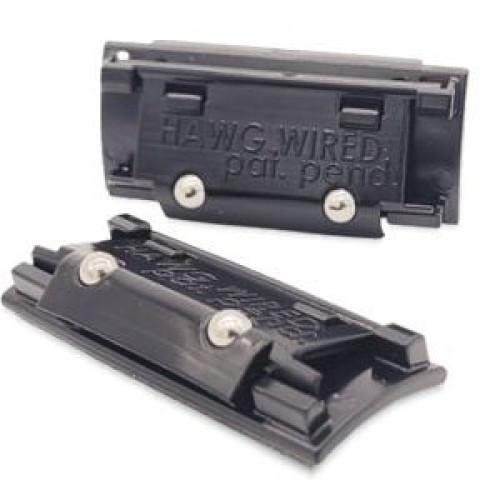 PartzBiz HD: 3449397-Hawg สายเหล็กตาข่ายลำโพงด้านหน้าย่างสไตล์แบน Harley Touring Batwing FLHT