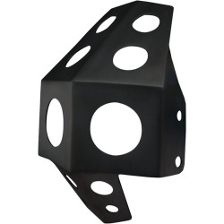 PartzBiz HD SM-SSP-2 - Speed Merchant Front Frame Skid Plate Black Aluminum Harley Sportster XL 04-20