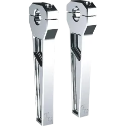 PartzBiz HD TD-R11-08 - Todd’s Cycle Chrome Handlebar 8” Riser Kit 1” Clamps 3.5” On-Center Harley