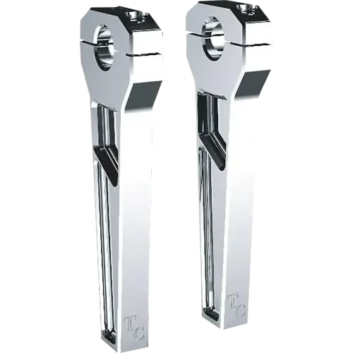 PartzBiz HD: 3480618-Todd’s Cycle Chrome Handlebar 8” Riser Kit 1” Clamps 3.5” On-Center Harley