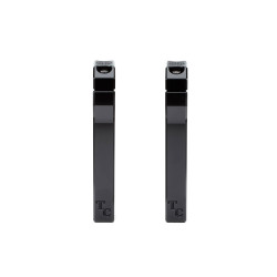 PartzBiz HD TD-R21-08B - Todd’s Cycle Black 8” Straight Rise 1-1/8” Clamping Handlebar Riser Kits Harley