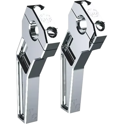 PartzBiz HD: 3483869-Todd’s Cycle Chrome 6” Rise Pullback Handlebar Riser Kit 1-1/8” Clamping Harley