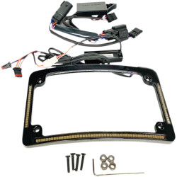 PartzBiz HD TF06-B - Black All In One LED License Plate Frame PartzBiz HD TF06-B - Black All In One LED License Plate Frame