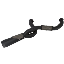 PartzBiz HD TM-5120 - Trask Big Sexy Raw 2-into-1 High Performance Exhaust System Harley Touring 07-16