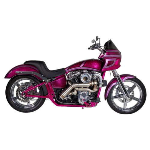 PartzBiz HD: 3492759-Trask Tornado Turbo Performance Kit Pipe Stainless Harley Touring Softail 17+