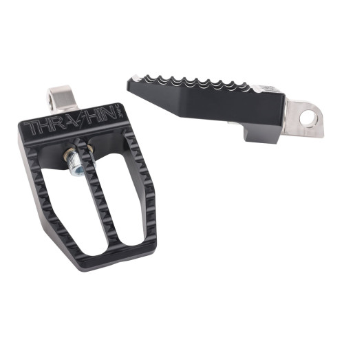 PartzBiz HD: 3493380-Thrashin Supply Black Rear Militant Aluminum Footpegs 2018+ Harley Softail PartzBiz HD: 3493380-Thrashin Supply Black Rear Militant Aluminum Footpegs 2018+ Harley Softail