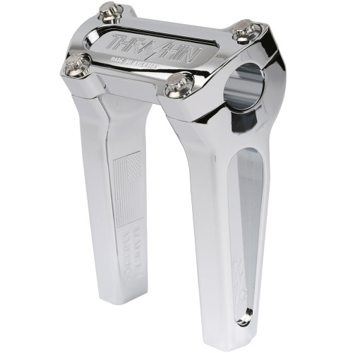 PartzBiz HD: 3492503-Thrashin’ OG Risers 6” Chrome Gauge Cut Pair Top Clamp 1” Harley Softail 18-21 PartzBiz HD: 3492503-Thrashin’ OG Risers 6” Chrome Gauge Cut Pair Top Clamp 1” Harley Softail 18-21