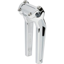 PartzBiz HD TSC-6500-1 - Thrashin’ OG Risers 6.5” Black Gauge Cut Pair Top Clamp 1” Harley Softail 18-21