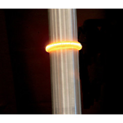 PartzBiz HD TW41AS - Smoke Truwrapz LED Fork Turn Signals for 41mm Forks