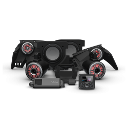 PartzBiz HD X317-STG6 - Rockford Fosgate Stage 6 Gen3 Audio Speakers System Plug-n-Play BT Can-Am 17-22