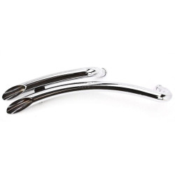 PartzBiz HD XL-FF12 - Bassani 2‚” Chrome Radial Sweepers ท่อไอเสีย 1986-2003 Harley Sportster XL
