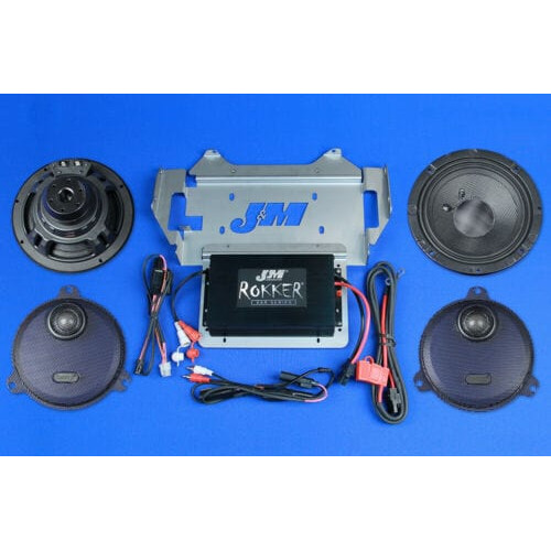 PartzBiz HD: 3449580-J&M Corp Rokker XXR Extreme 400w 2-Speaker Amplifier Installation Kit 14-20 FLHX ซื้อทันที เพิ่มลงในรถเข็น