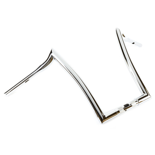PartzBiz HD: 3487335-Factory 47 แฮนด์บาร์ Signature Ape Hanger 16‚” 1-1/4‚” Chrome Harley FLTR 15-22