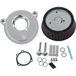 PartzBiz HD 18-507 - Arlen Ness Big Sucker Air Cleaner Stage 1 Filter Intake Harley Big Twin Chrome PartzBiz HD 18-507 - Arlen Ness Big Sucker Air Cleaner Stage 1 Filter Intake Harley Big Twin Chrome