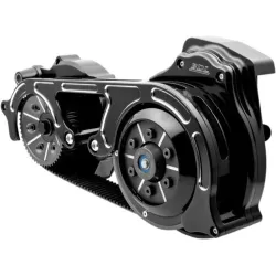 PartzBiz HD EV2PH-B17-B - BDL Black 2” Open Primary Kit Upgrade Belt Drive Harley 17+ Touring M8 M-Eight