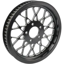 PartzBiz HD RPMSBCC-65T - BDL 1 1/2 Rear Belt Pulley 65 Tooth Machined Transmission Harley Big Twin 86-99