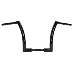 PartzBiz HD M-HB-4002BK - 12” Black Fat Monster Ape Hangers Apes Handlebars Harley Softail Dyna Sportster