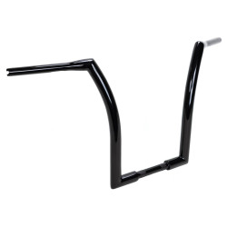 PartzBiz HD M-HB-4008BK - 18” Black Fat Monster Ape Hangers Apes Handlebars Harley Softail Dyna Sportster