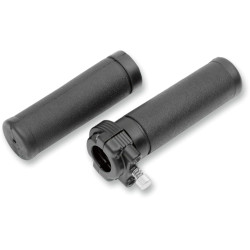 PartzBiz HD 0632-0545 - Drag Specialties Throttle Grip Assembly Black Dual Cable Thread In OEM 56395-81 PartzBiz HD 0632-0545 - Drag Specialties Throttle Grip Assembly Black Dual Cable Thread In OEM 56395-81