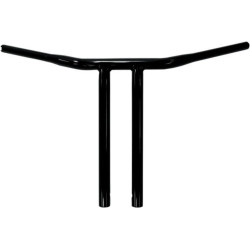 PartzBiz HD 0601-2751 - 1.25” Black Drag Handlebars Buffalo 14” Club Bike Dyna XL T-Bars Tbars Harley