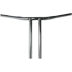 PartzBiz HD 0601-2750 - 1.25” Fat 1-1/4” Chrome Drag Handlebars Buffalo 14” Club Bike T-Bars Tbar Harley