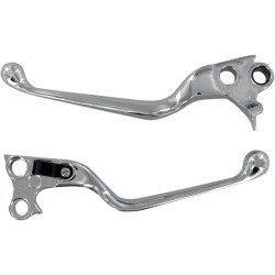 PartzBiz HD 0610-0126 - Drag Chrome Wide Brake Clutch Hand Levers 96-16 Harley Touring Softail Dyna XL PartzBiz HD 0610-0126 - Drag Chrome Wide Brake Clutch Hand Levers 96-16 Harley Touring Softail Dyna XL