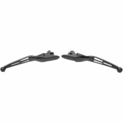 PartzBiz HD 0610-1956 - Drag Specialties Black Slotted Wide Blade Hand Levers Pair Harley Touring 17-20 PartzBiz HD 0610-1956 - Drag Specialties Black Slotted Wide Blade Hand Levers Pair Harley Touring 17-20