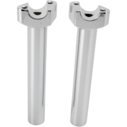 PartzBiz HD 0602-0402 - Drag Specialties Chrome Straight Handlebar Risers Bar 8” Harley Custom Xl Dyna PartzBiz HD 0602-0402 - Drag Specialties Chrome Straight Handlebar Risers Bar 8” Harley Custom Xl Dyna