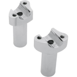 PartzBiz HD 0602-0399 - Drag Specialties Straight Chrome 3 1/2” Handlebar Risers Harley Softail Dyna XL PartzBiz HD 0602-0399 - Drag Specialties Straight Chrome 3 1/2” Handlebar Risers Harley Softail Dyna XL
