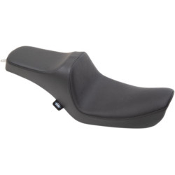 PartzBiz HD 0803-0651 - Drag Specialties Predator III Black Smooth Seat Harley Softail 96-03 Dyna FXDWG