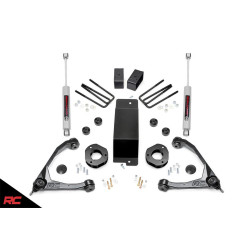 PartzBiz HD RT-19431 - 07-16 Chevrolet GMC 1500 4WD 3.5" Rough Country Lift Kit - Cast Steel RC 19431 Best New Front Rear Suspension Upgrade Shocks Control Arms Spacers Blocks Axle N3 4x4 Denali LS High Country Z71 PartzBiz HD RT-19431 - 07-16 Chevrolet GMC 1500 4WD 3.5" Rough Country Lift Kit - Cast Steel RC 19431 Best New Front Rear Suspension Upgrade Shocks Control Arms Spacers Blocks Axle N3 4x4 Denali LS High Country Z71