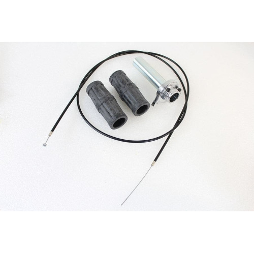 PartzBiz HD: 4425315-1/4" Turn Throttle Kit for 1" Handlebars w/ 60" Cable Harley & Custom Chopper 