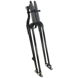 PartzBiz HD MU35245 - 18" Long Black Hardbody Antique Style Springer Front End Custom Application 35245 PartzBiz HD MU35245 - 18" Long Black Hardbody Antique Style Springer Front End Custom Application 35245
