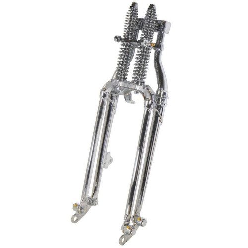 PartzBiz HD: 4425300-18" Long Chrome Hardbody Antique Style Springer Front End Custom Application 35244 PartzBiz HD: 4425300-18" Long Chrome Hardbody Antique Style Springer Front End Custom Application 35244