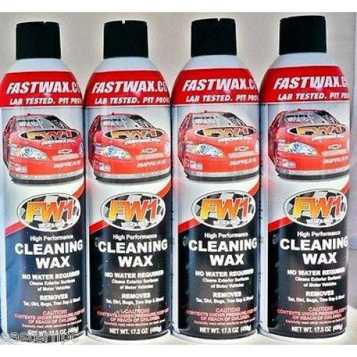 PartzBiz HD: 4425246-4 Cans FW1 FastWax Waterless Wash and Car Wax Removes Dirt; Adds Shine ! PartzBiz HD: 4425246-4 Cans FW1 FastWax Waterless Wash and Car Wax Removes Dirt; Adds Shine !
