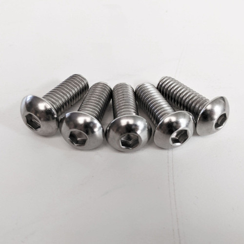 PartzBiz HD: 4425213-5 Polished Harley Rear Brake Rotor Bolts Softail Dyna Touring HD 3/8"-16 X 3/4"