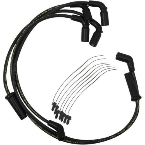 PartzBiz HD: 4425130-Accel 171116-K Black 8 mm Spark Plug Wire Harley Milwaukee Eight Touring 17-Up PartzBiz HD: 4425130-Accel 171116-K Black 8 mm Spark Plug Wire Harley Milwaukee Eight Touring 17-Up