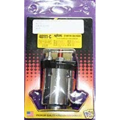 PartzBiz HD: 4425091-Accel Chrome Starter Solenoid for Harley 65-88 | 40111C PartzBiz HD: 4425091-Accel Chrome Starter Solenoid for Harley 65-88 | 40111C