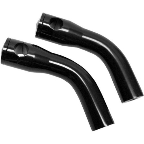 PartzBiz HD: 4425075-Accutronix Black 6" Pullback Billet Aluminum Risers 1" Bars Standard Triples Fit PartzBiz HD: 4425075-Accutronix Black 6" Pullback Billet Aluminum Risers 1" Bars Standard Triples Fit
