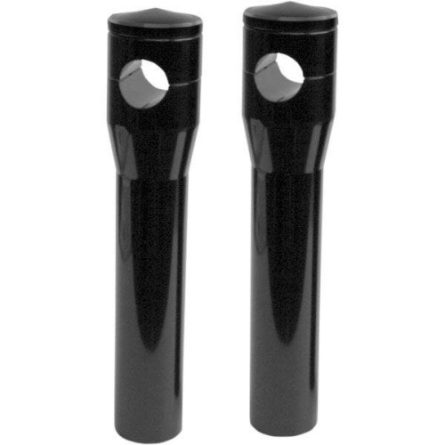 PartzBiz HD: 4425036-Accutronix Black 8" Custom Billet Aluminum Risers 1" Bars Standard Triples Fit PartzBiz HD: 4425036-Accutronix Black 8" Custom Billet Aluminum Risers 1" Bars Standard Triples Fit