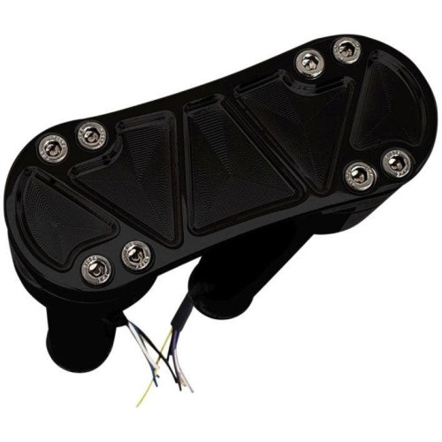 PartzBiz HD: 4425038-Accutronix Black Bandit 12" Threaded Risers No Gauge Mount Adapter 1-1/8 Clamp PartzBiz HD: 4425038-Accutronix Black Bandit 12" Threaded Risers No Gauge Mount Adapter 1-1/8 Clamp