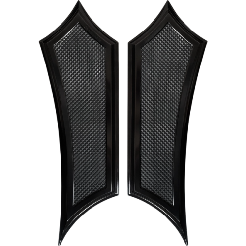 PartzBiz HD: 4425041-แผ่นพื้นแบบขยาย Accutronix Black Instigator Harley Touring Softail 80-20