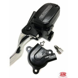 PartzBiz HD LFK012 - AIM Light Force Slave Cylinder + Master Cylinder Kit Hydraulic Harley FL 14-16 Harley CVO electra road glide street king breakout heritage fat boy bob trike tri softail touring davidson VP036-SDR LF002 LFK003