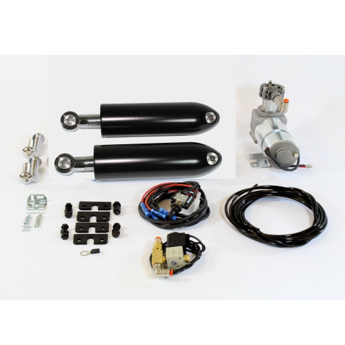 PartzBiz HD: 4424947-AirFX BK-HD-VR17-B-1 Black Rear Air Ride Suspension Kit 06-17 Harley V-Rod V Rod PartzBiz HD: 4424947-AirFX BK-HD-VR17-B-1 Black Rear Air Ride Suspension Kit 06-17 Harley V-Rod V Rod