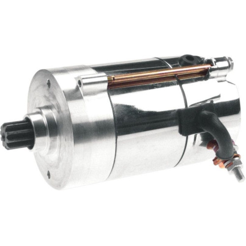 PartzBiz HD: 4424887-All Balls 1.4kw Chrome ประสิทธิภาพสูง Hitachi Starter Harley Pre-89 Big Twin | 80-1006 เปลี่ยน OEM 31570-73 PartzBiz HD: 4424887-All Balls 1.4kw Chrome ประสิทธิภาพสูง Hitachi Starter Harley Pre-89 Big Twin | 80-1006 เปลี่ยน OEM 31570-73