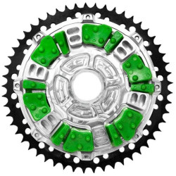 PartzBiz HD DS12102498 - Alloy Art G2UCC51-32 Gold Cush Drive Carrier 51T Chain Conversion System Univ PartzBiz HD DS12102498 - Alloy Art G2UCC51-32 Gold Cush Drive Carrier 51T Chain Conversion System Univ