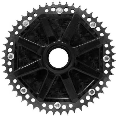 PartzBiz HD: 4424822-Alloy Art G2UCC53-11 Black Cush Drive Carrier 53T Chain Conversion System Univ