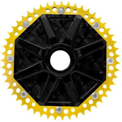 PartzBiz HD DS12102504 - Alloy Art G2UCC53-12 Gold Cush Drive Carrier 53T Chain Conversion System Univ PartzBiz HD DS12102504 - Alloy Art G2UCC53-12 Gold Cush Drive Carrier 53T Chain Conversion System Univ